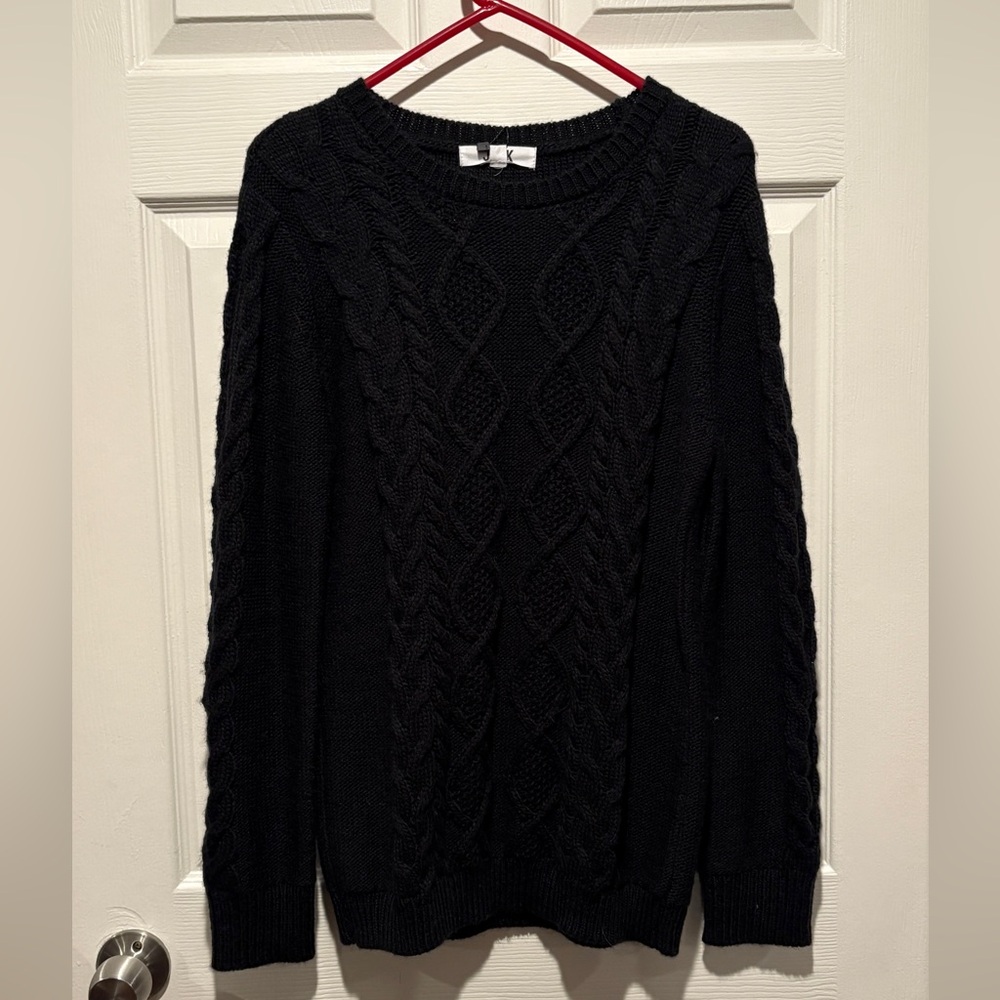 NWT JACK BY BB DAKOTA BLACK KNIT SWEATER